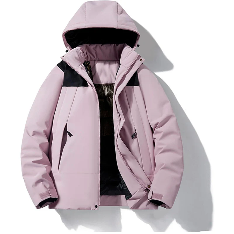 Skijacke mit Kapuze und Taschen | Winterjacke - Image 20