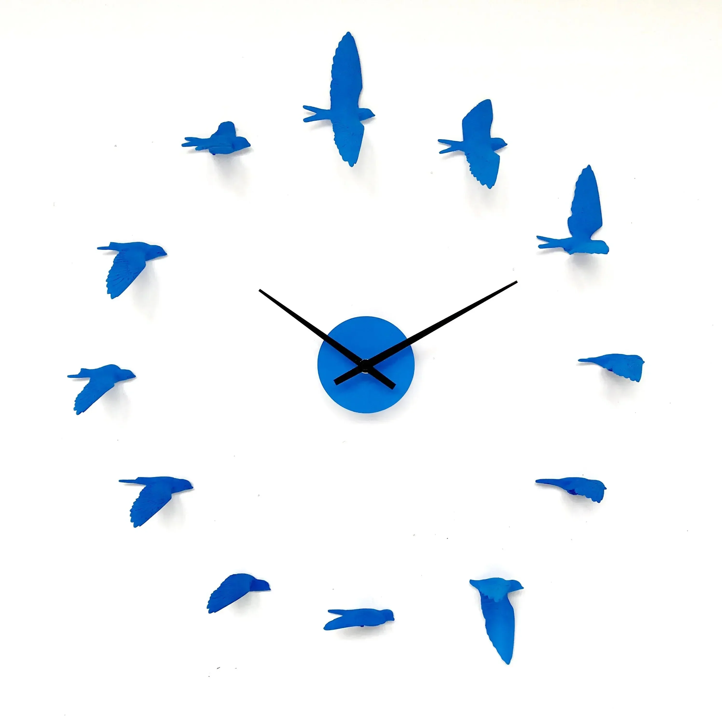 SkyFlight künstlerische Wanduhr mit Schwalbensilhouette - Image 5
