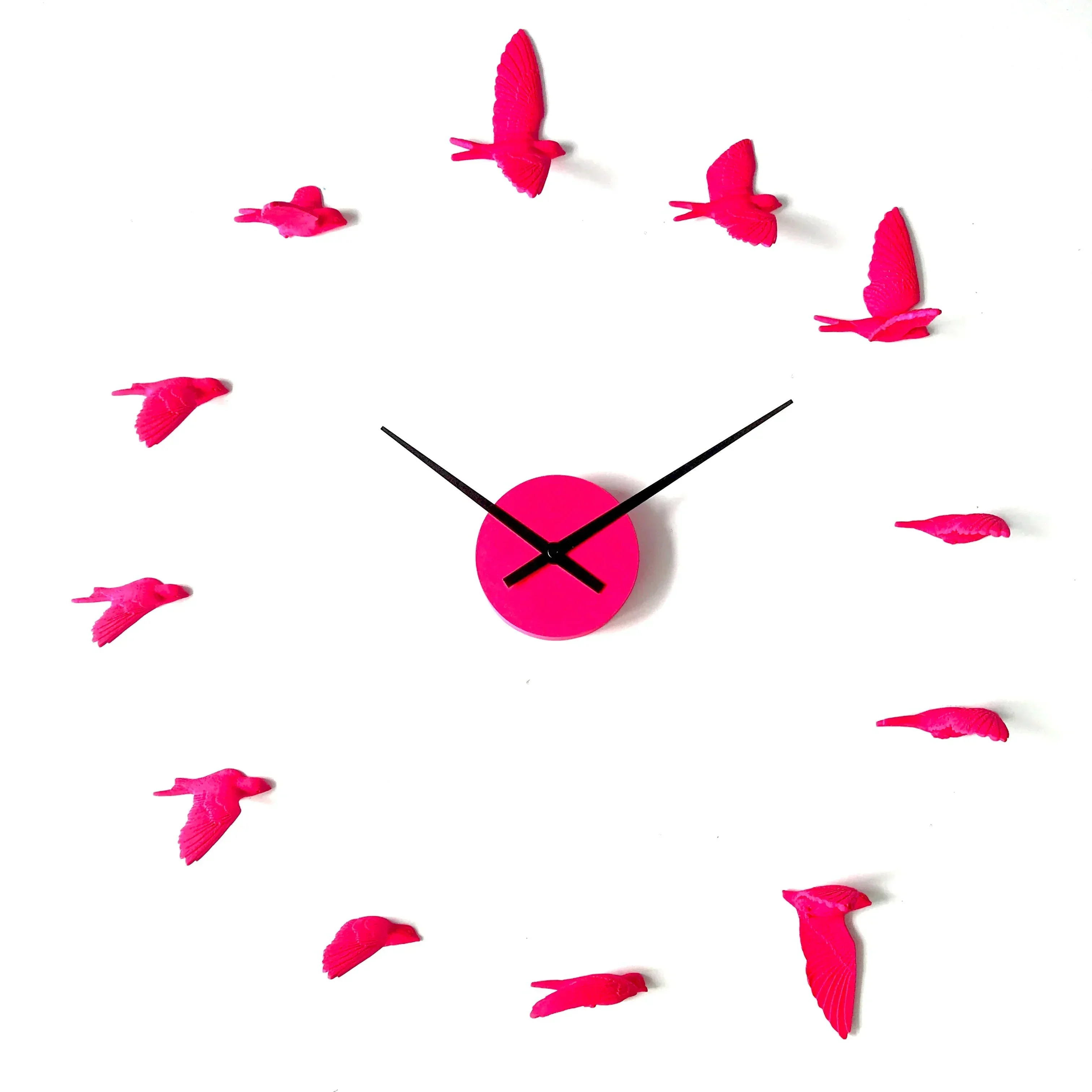 SkyFlight künstlerische Wanduhr mit Schwalbensilhouette - Image 6