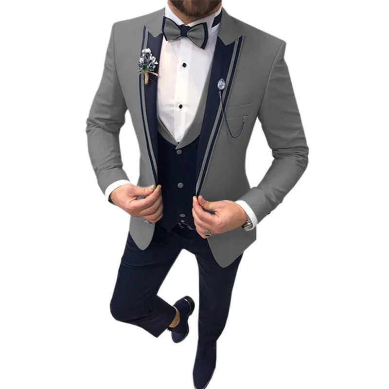 Slim Fit Hochzeitsgast Anzug für Herren | 3-Teilig - Image 10