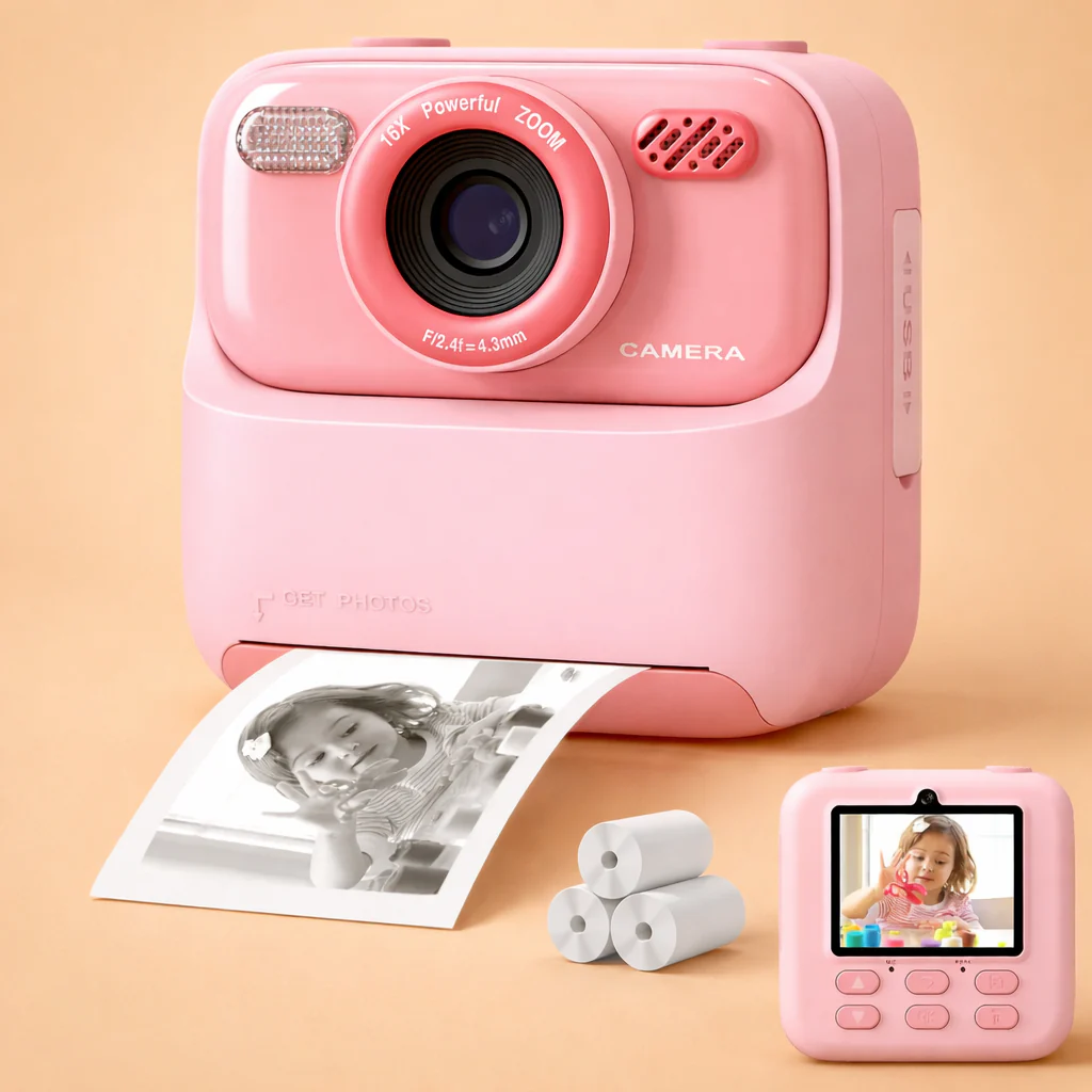SnapJoy | Bunte Sofortbildkamera für Kinder mit HD-Selfie-Funktion - Image 3