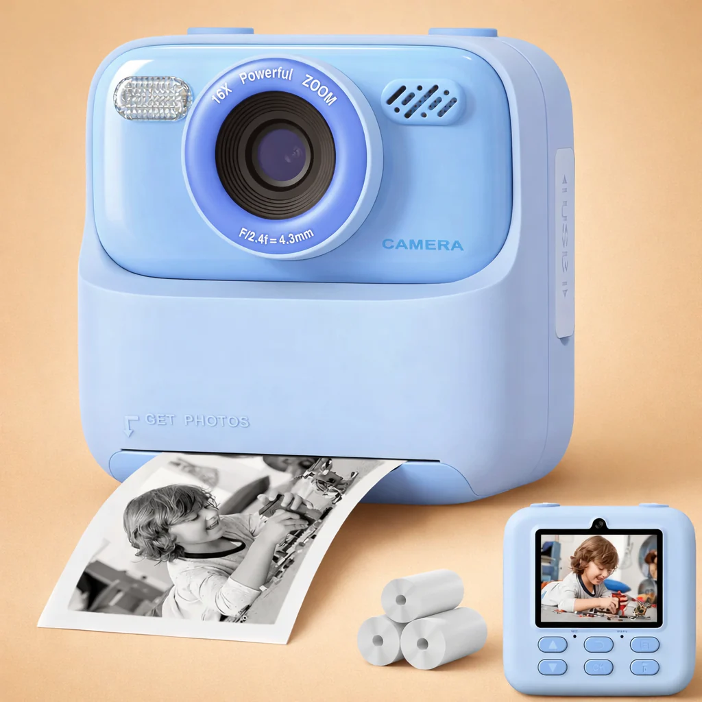 SnapJoy | Bunte Sofortbildkamera für Kinder mit HD-Selfie-Funktion - Image 5