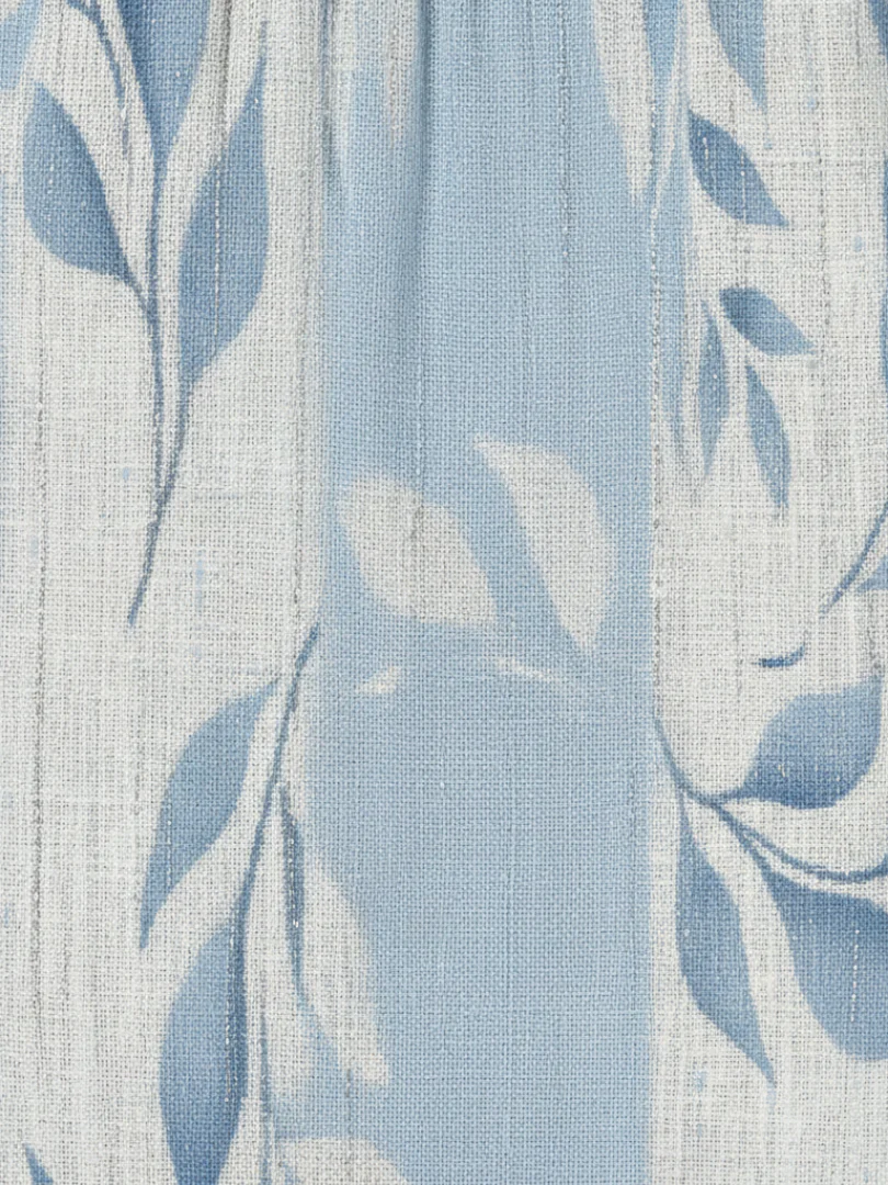 Solene | Damen Midikleid Ärmellos Blattmuster Elegant - Image 3