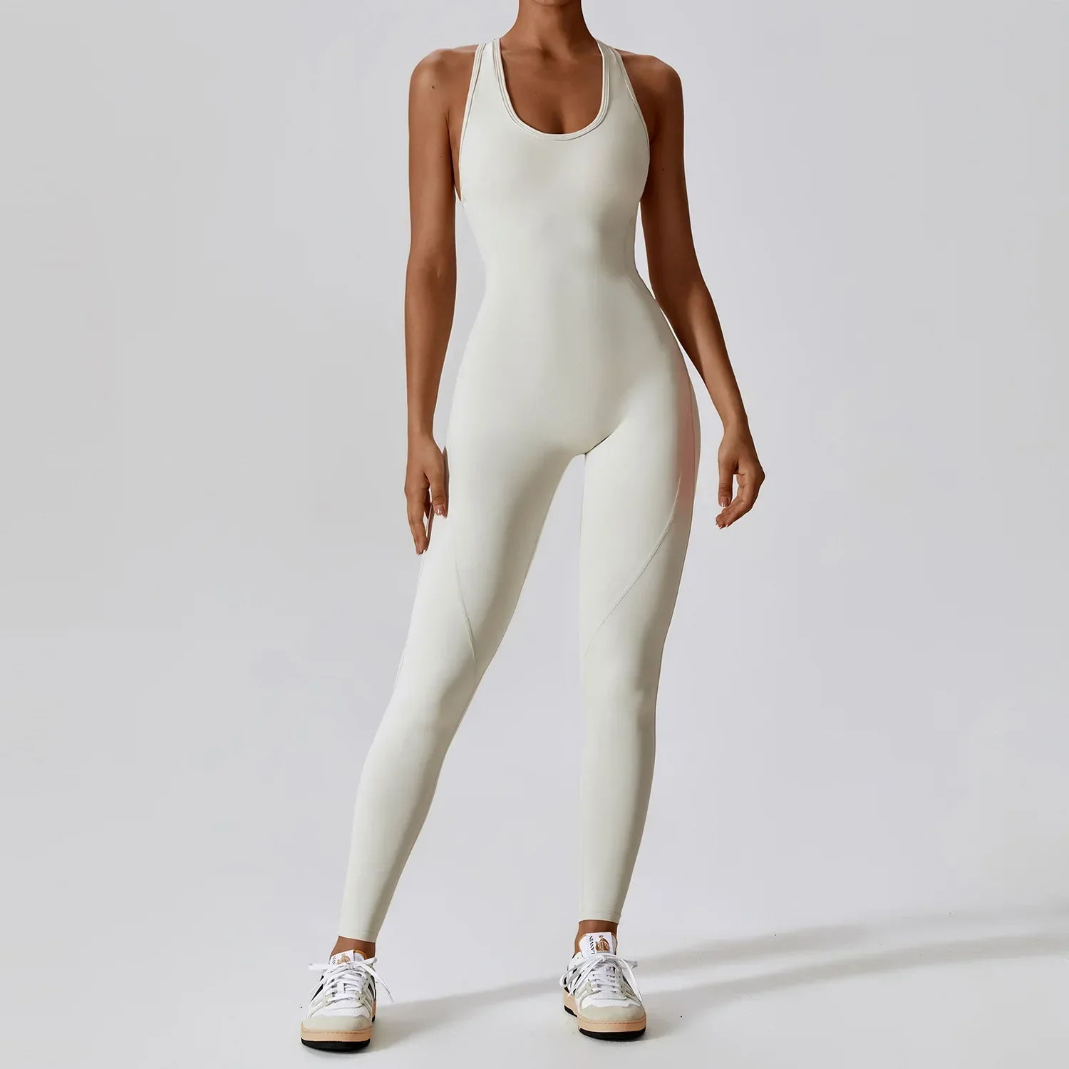 Solider Yoga-Jumpsuit für Damen – Einteilige Activewear für Yoga & Pilates - Image 2