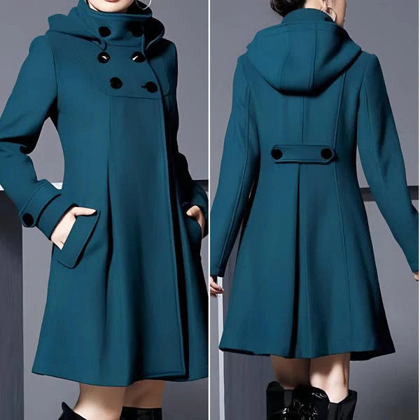 Solvara™ - Elegante Jacke mit Doppeltaschen und Kapuze - Image 2