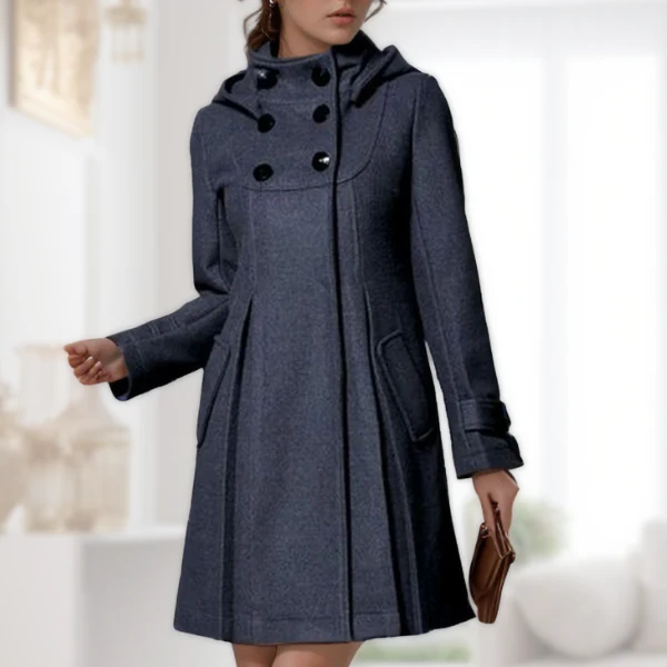 Solvara™ - Elegante Jacke mit Doppeltaschen und Kapuze - Image 3