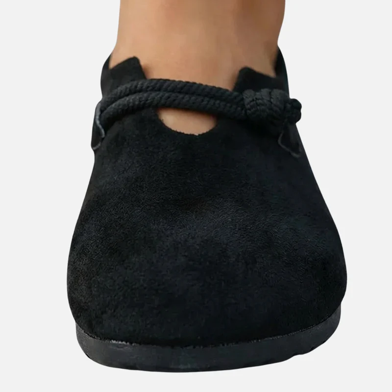 Rosa | Damen Sommer Suede Loafer Seildetail – Wildleder Slipper Sommer Damen - Image 4