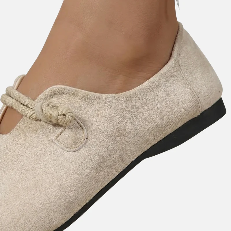 Rosa | Damen Sommer Suede Loafer Seildetail – Wildleder Slipper Sommer Damen - Image 5