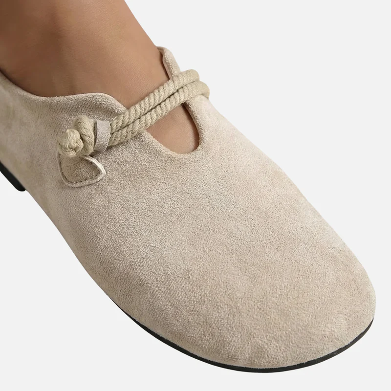 Rosa | Damen Sommer Suede Loafer Seildetail – Wildleder Slipper Sommer Damen - Image 6