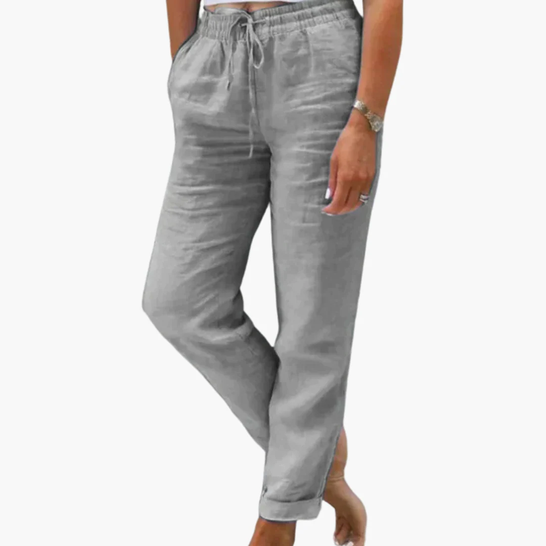 Sommerhose für Damen - Luftig, Locker & mit Tunnelzugbund - Image 4