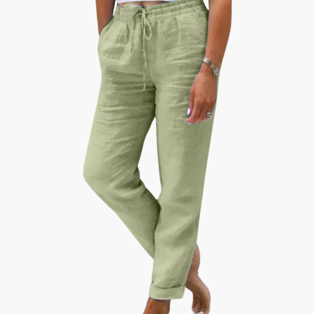 Sommerhose für Damen - Luftig, Locker & mit Tunnelzugbund - Image 5