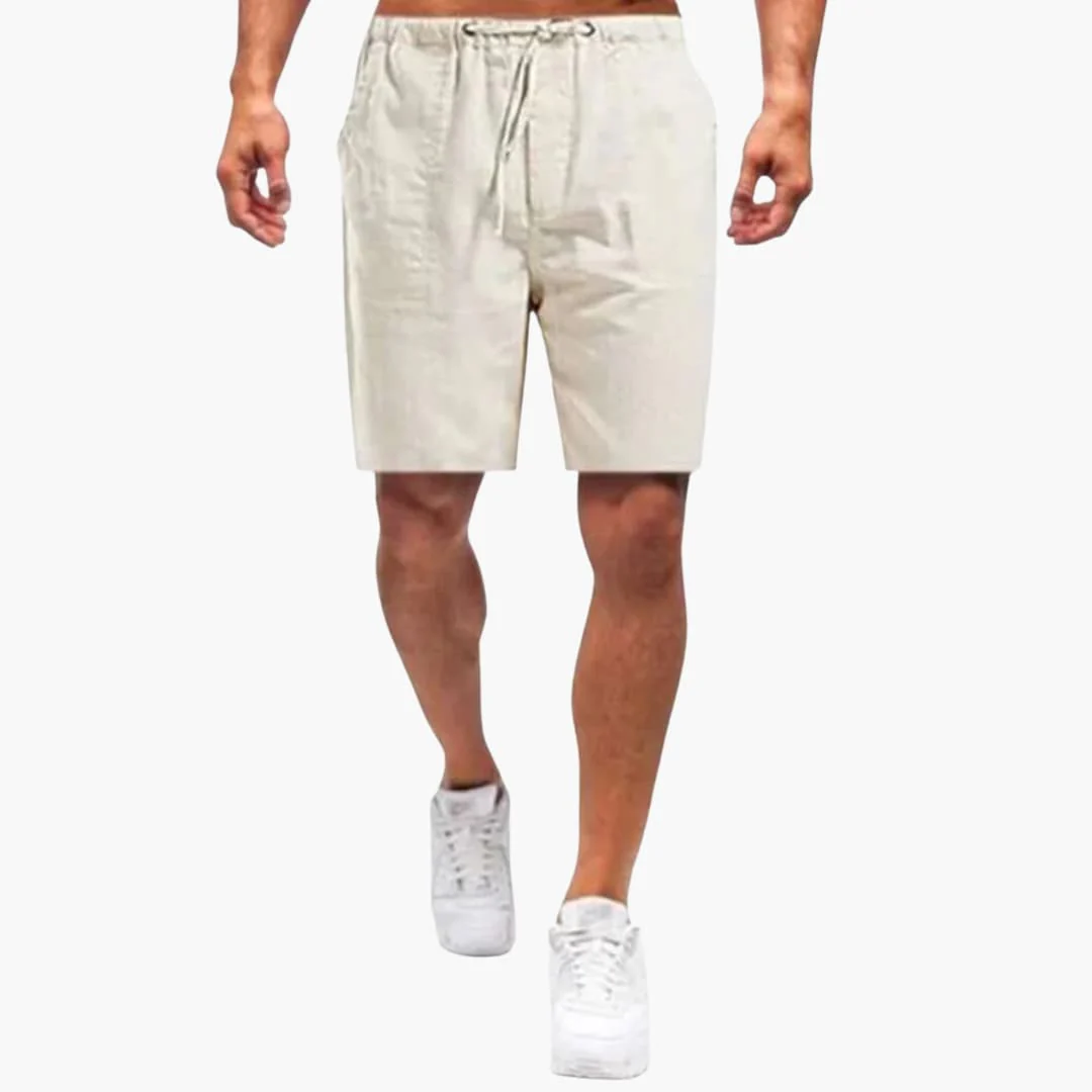 Sommerliche Freizeitherren-Shorts mit Kordelzug und Seitentaschen - Image 2