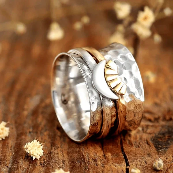 Sonne und Mond Spinner Ring - Image 5