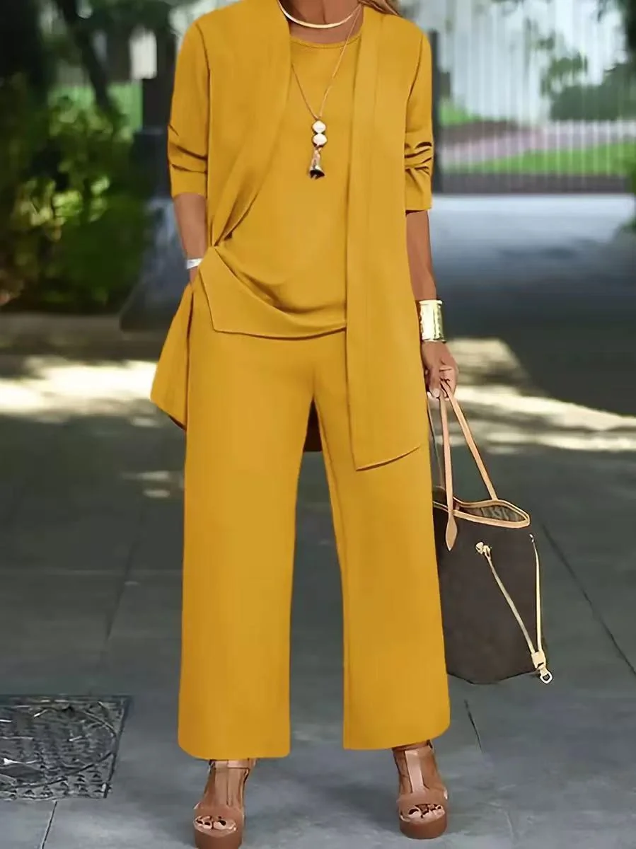 Sophia | Dreiteiliges Outfit – Stilvoll und Bequem in Einem