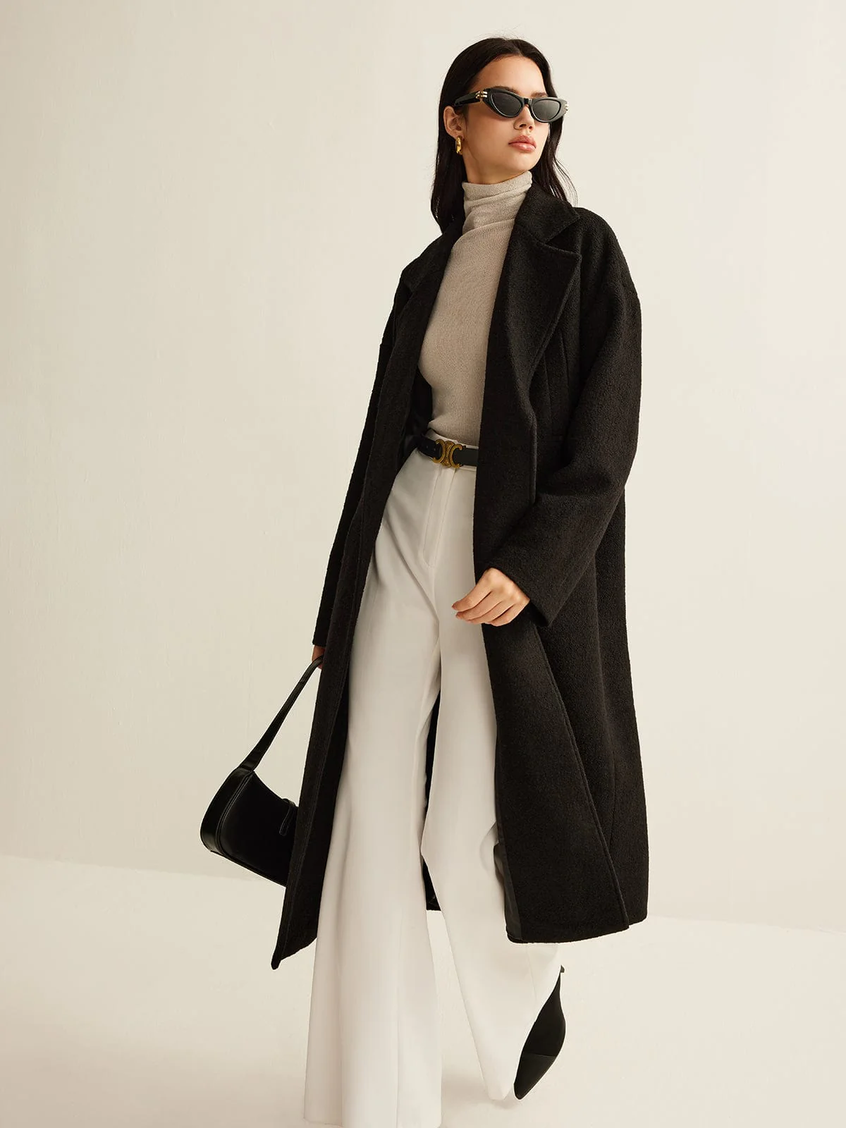 Sophia | Eleganter Trenchcoat für Damen Schwarz Klassisch - Image 2