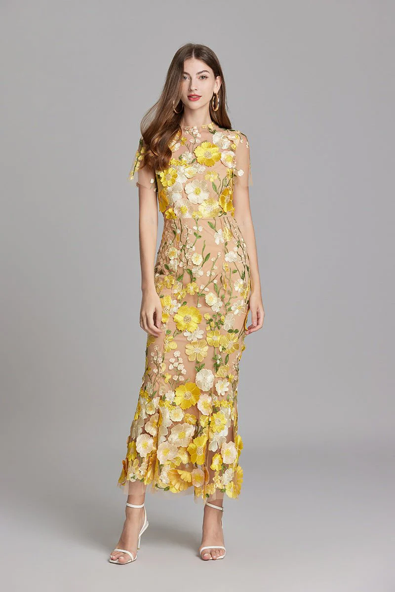 Sophia - Elegantes Blumenkleid im Midi-Stil - Image 14