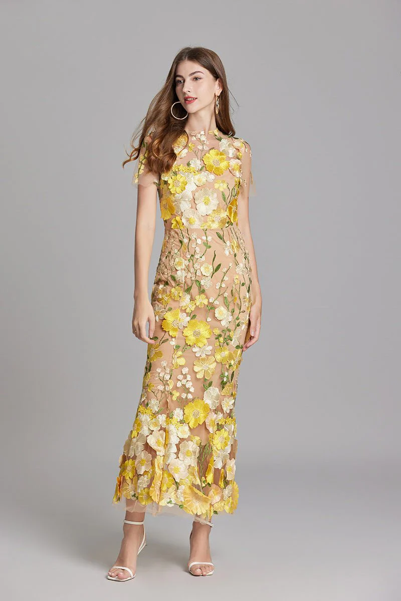 Sophia - Elegantes Blumenkleid im Midi-Stil - Image 15