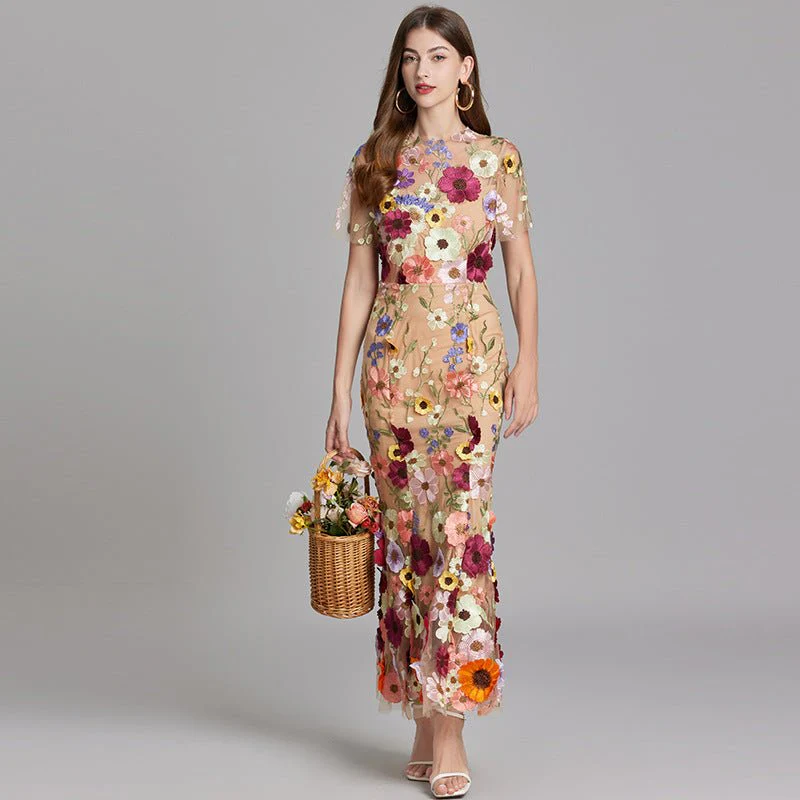 Sophia - Elegantes Blumenkleid im Midi-Stil - Image 20