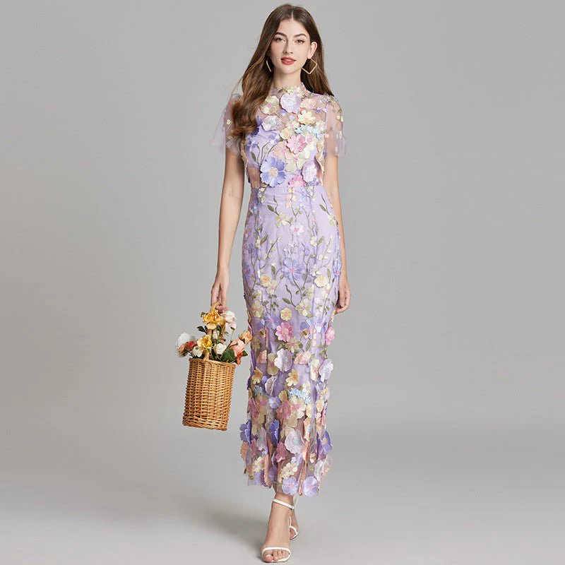 Sophia - Elegantes Blumenkleid im Midi-Stil - Image 21