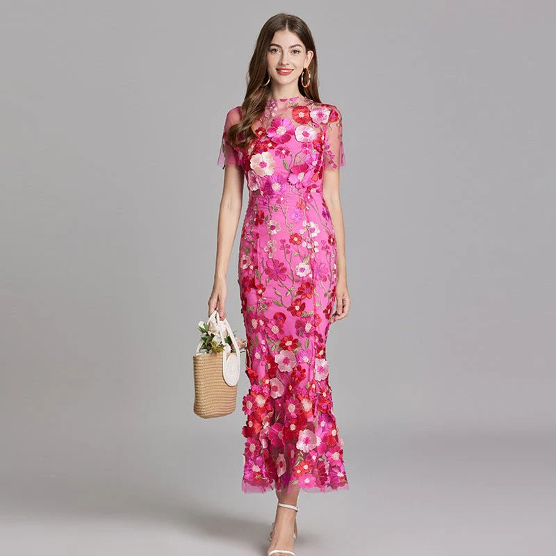 Sophia - Elegantes Blumenkleid im Midi-Stil - Image 22