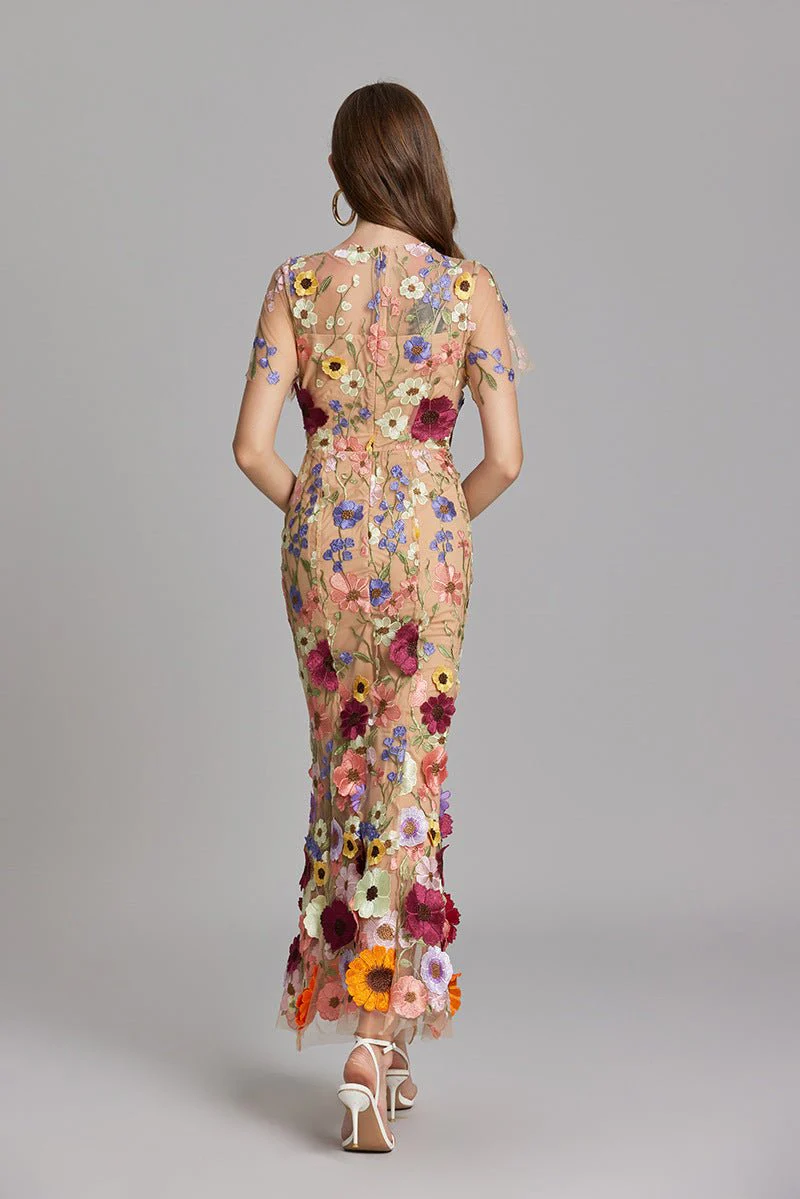 Sophia - Elegantes Blumenkleid im Midi-Stil - Image 7