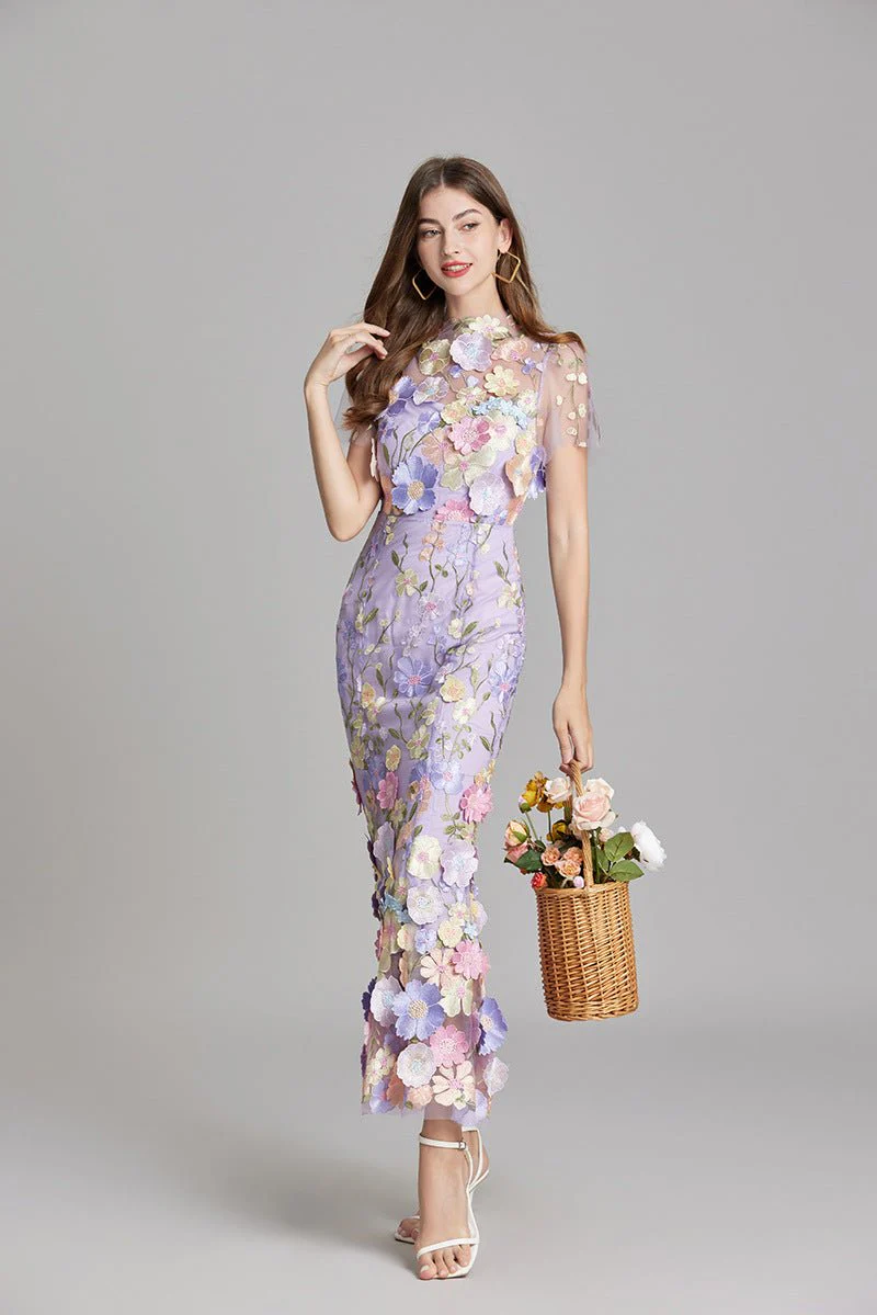 Sophia - Elegantes Blumenkleid im Midi-Stil - Image 9