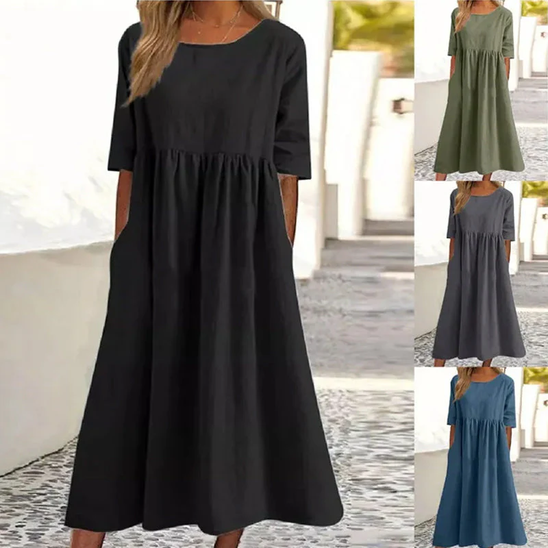 Sophie - Leinen- und Baumwollkleid - Image 2