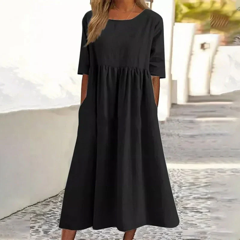 Sophie - Leinen- und Baumwollkleid - Image 6