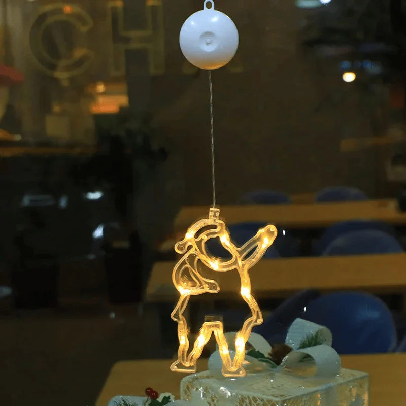 SparkleLights | LED-Lampe in Schneeflocken- und Sternform für die Weihnachtsdekoration