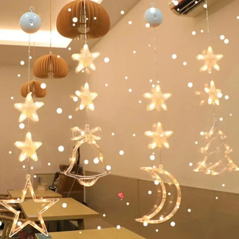 SparkleLights | LED-Lampe in Schneeflocken- und Sternform für die Weihnachtsdekoration - Image 2