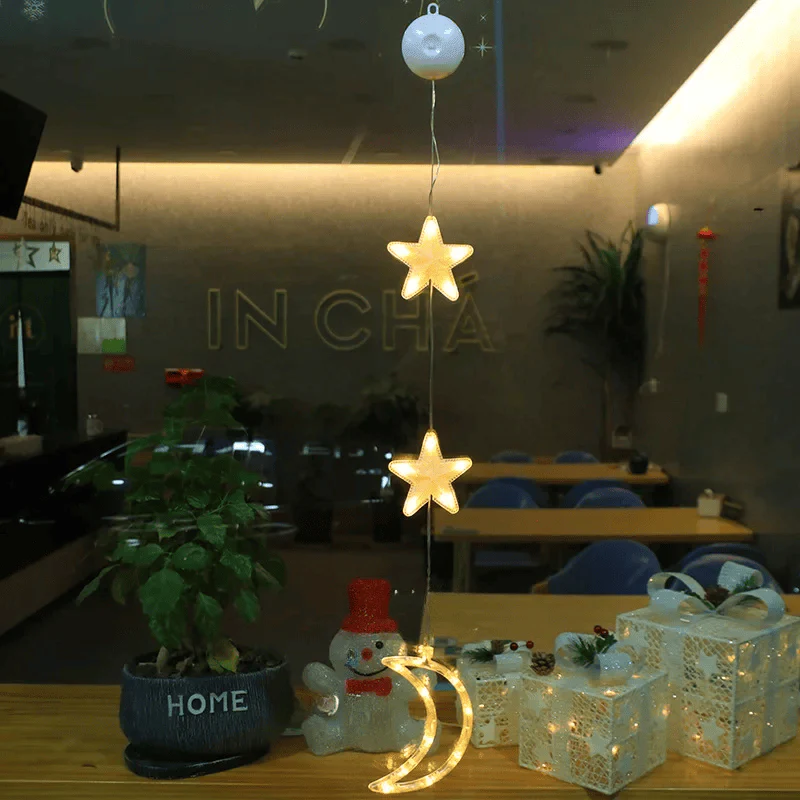 SparkleLights | LED-Lampe in Schneeflocken- und Sternform für die Weihnachtsdekoration - Image 34