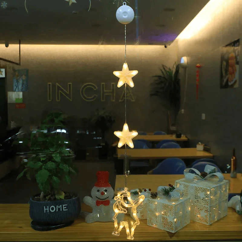 SparkleLights | LED-Lampe in Schneeflocken- und Sternform für die Weihnachtsdekoration - Image 36