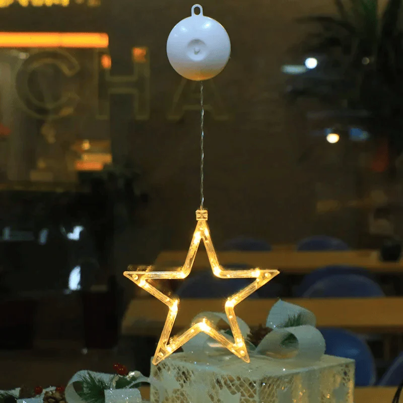 SparkleLights | LED-Lampe in Schneeflocken- und Sternform für die Weihnachtsdekoration - Image 9