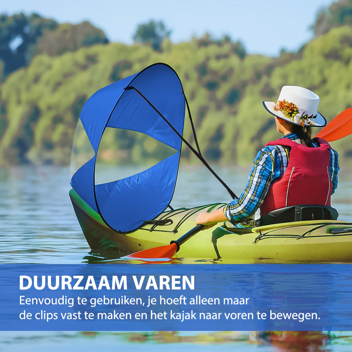 SpeedSail Faltbares Kajaksegel – Effektiv und einfach zu bedienen - Image 2