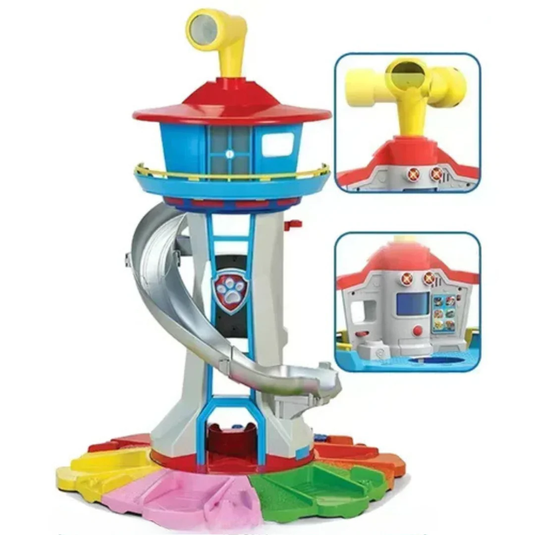 Spielturm für drinnen und draußen – inklusive lustiger Rutsche und Spielfiguren für Kleinkinder und junge Kinder - Image 3