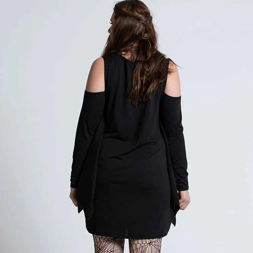 Spinnen Druck Halloween Kostum Kleid | Mini - Image 3