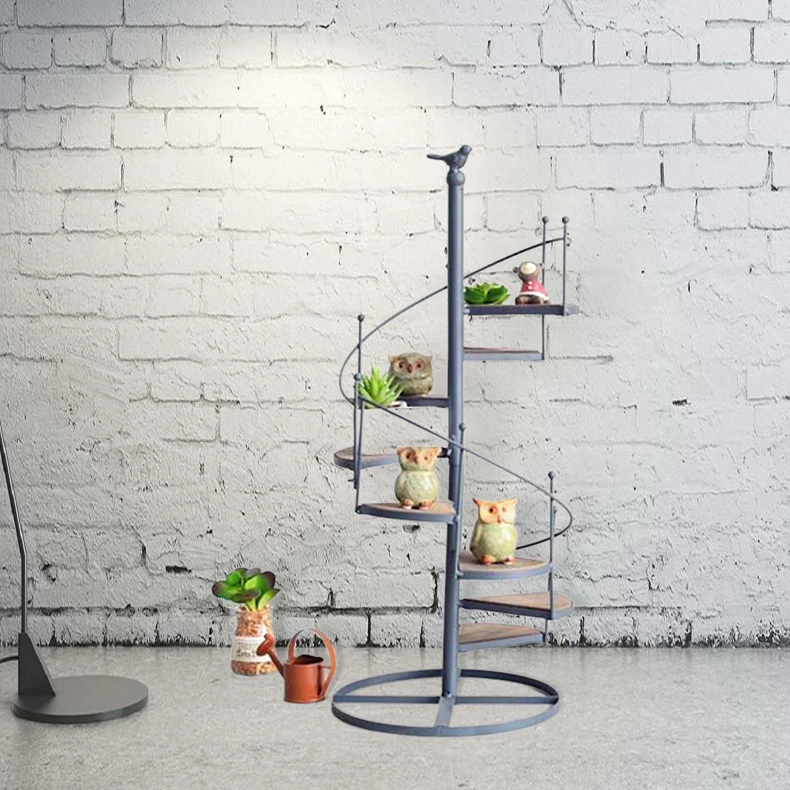 SpiraBloom Gestufter Pflanzenständer – Eleganter spiralförmiger Pflanzenständer für Balkon- und Gartenanlagen - Image 3