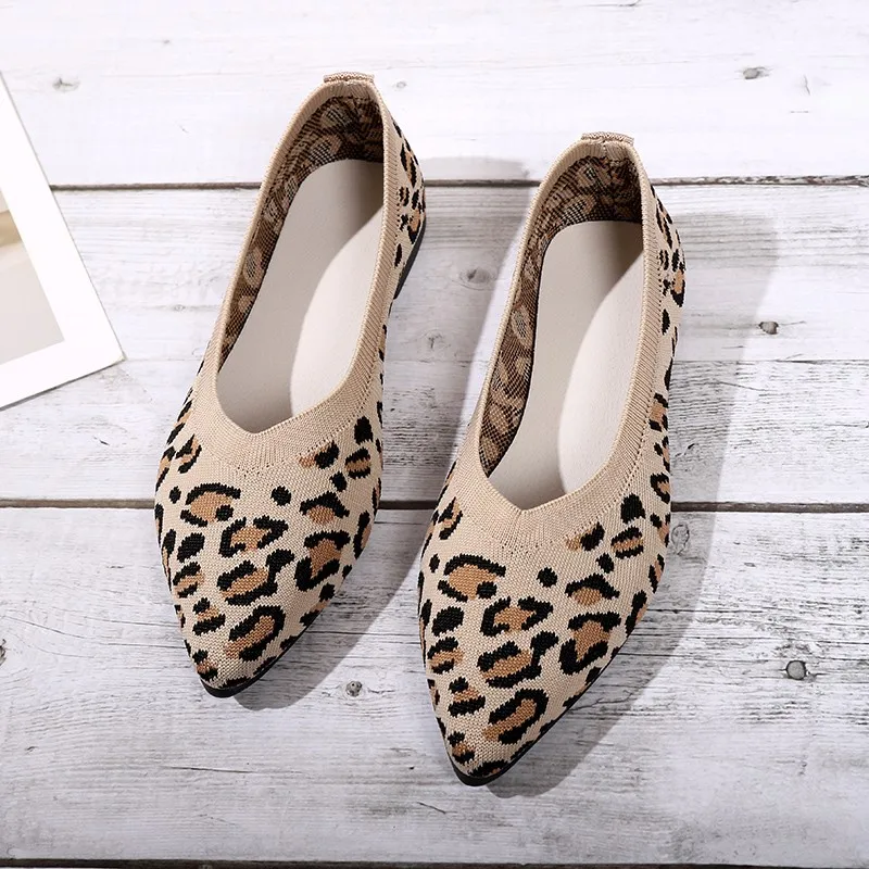 Spitze Zehe Mesh Mokassins Flats Schuhe - Image 7