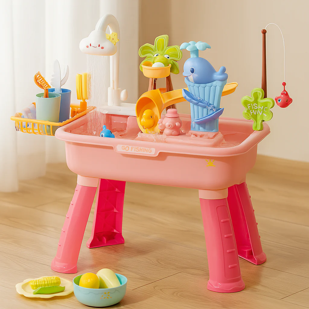 Splash ‘n Fish - Lustiges Wasser-Spiel für Kinder mit Meersalzfischfang
