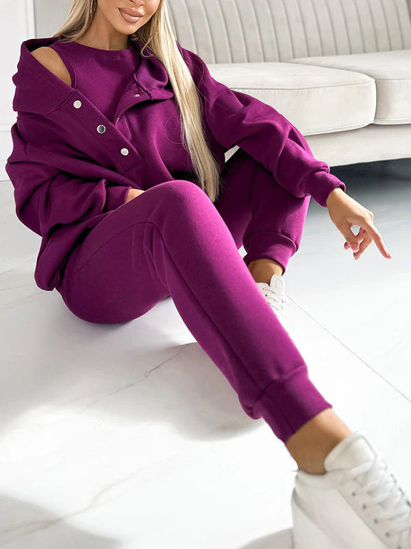 Sportliches Damen-Hoodie-Set – Sweatshirt für Freizeit und Sport - Image 10