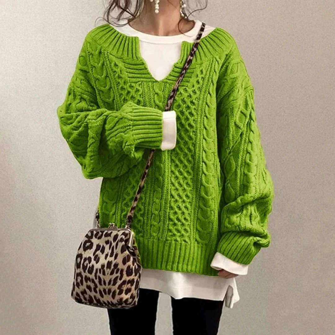 STACY | Übergroßer Strickpullover - Image 6