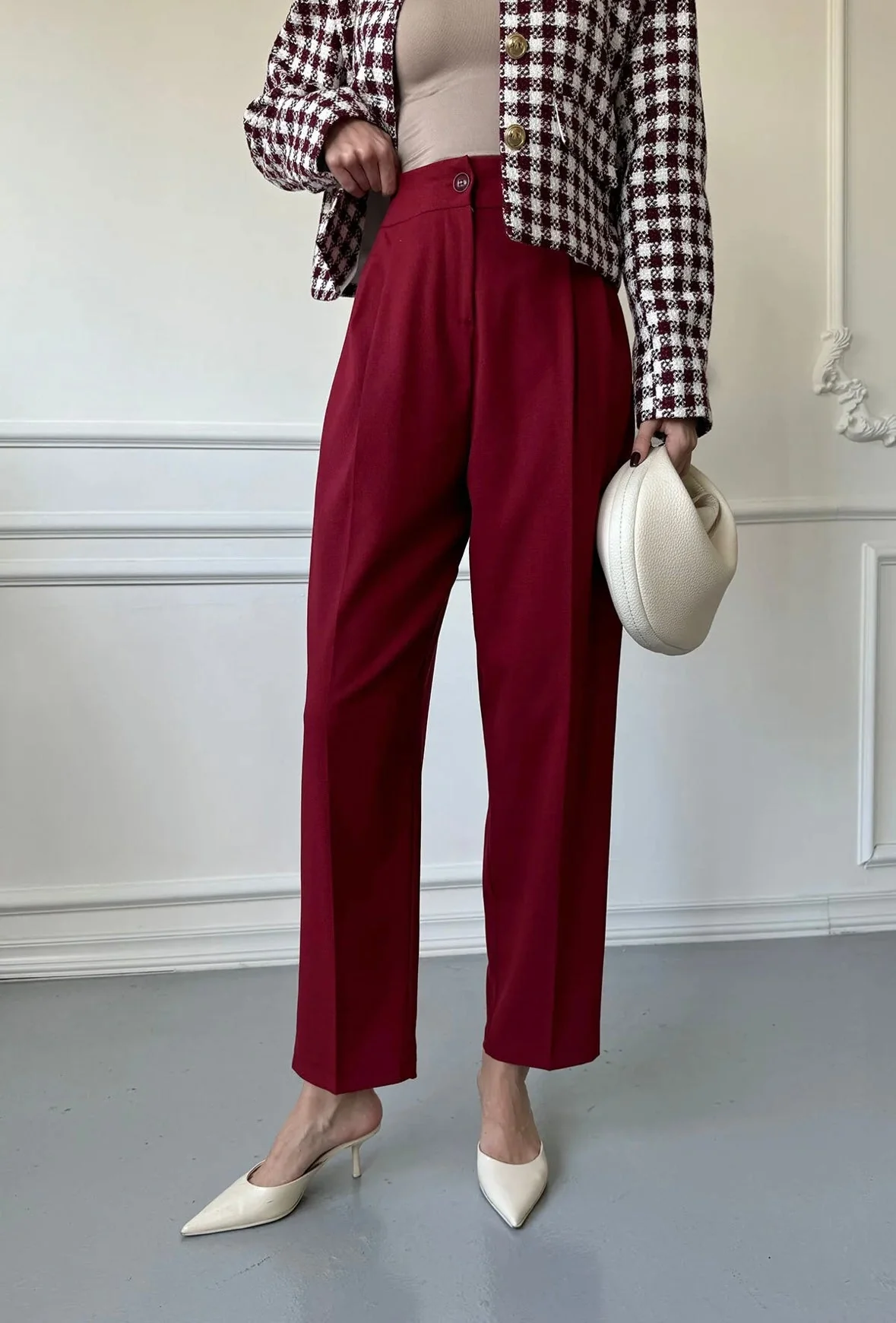 STEFANIE | VIELSEITIGE KLASSISCHE SLIM-FIT-ANZUGHOSE - Image 6