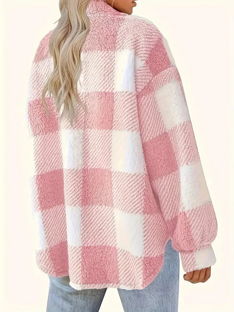 Stefanie | Warme Fleece Jacke