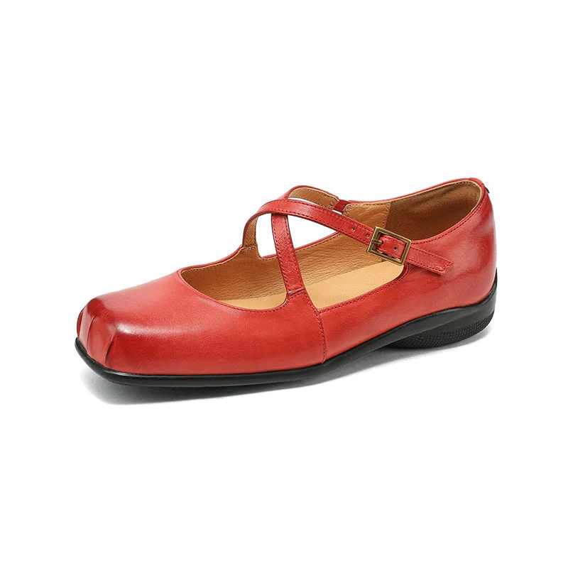 Stella® | Edith Leder Mary Janes - Image 8