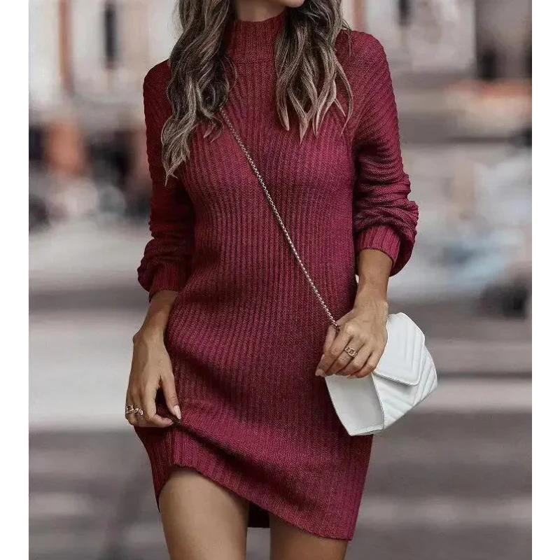 Stella | Strickkleid Winter Mini Kleid - Image 13