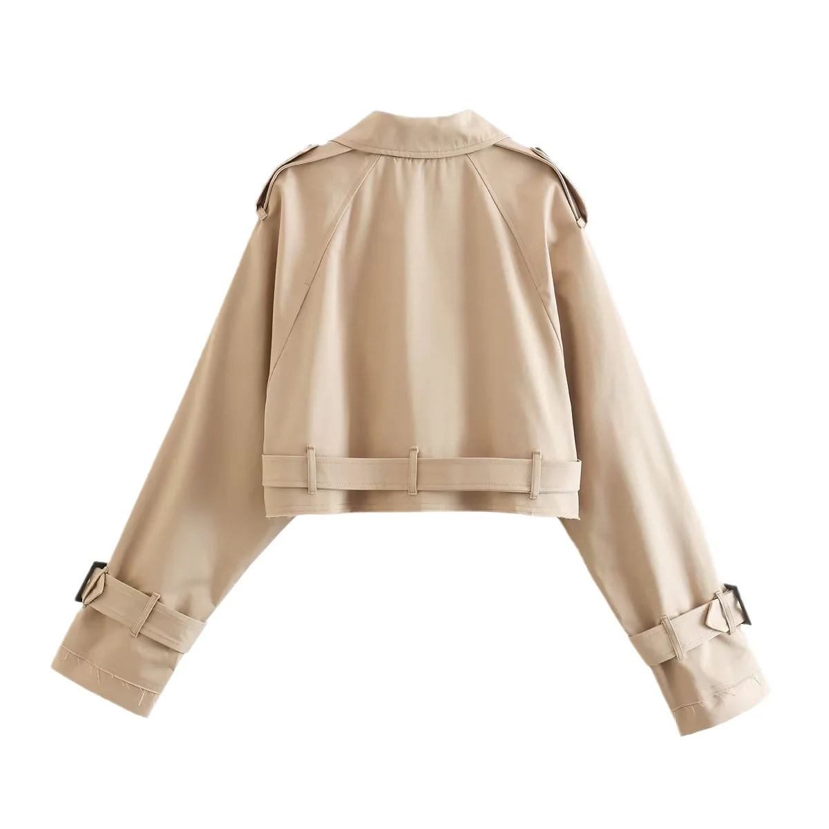 Stephanie | Eleganter Kurzer Trenchcoat - Image 2