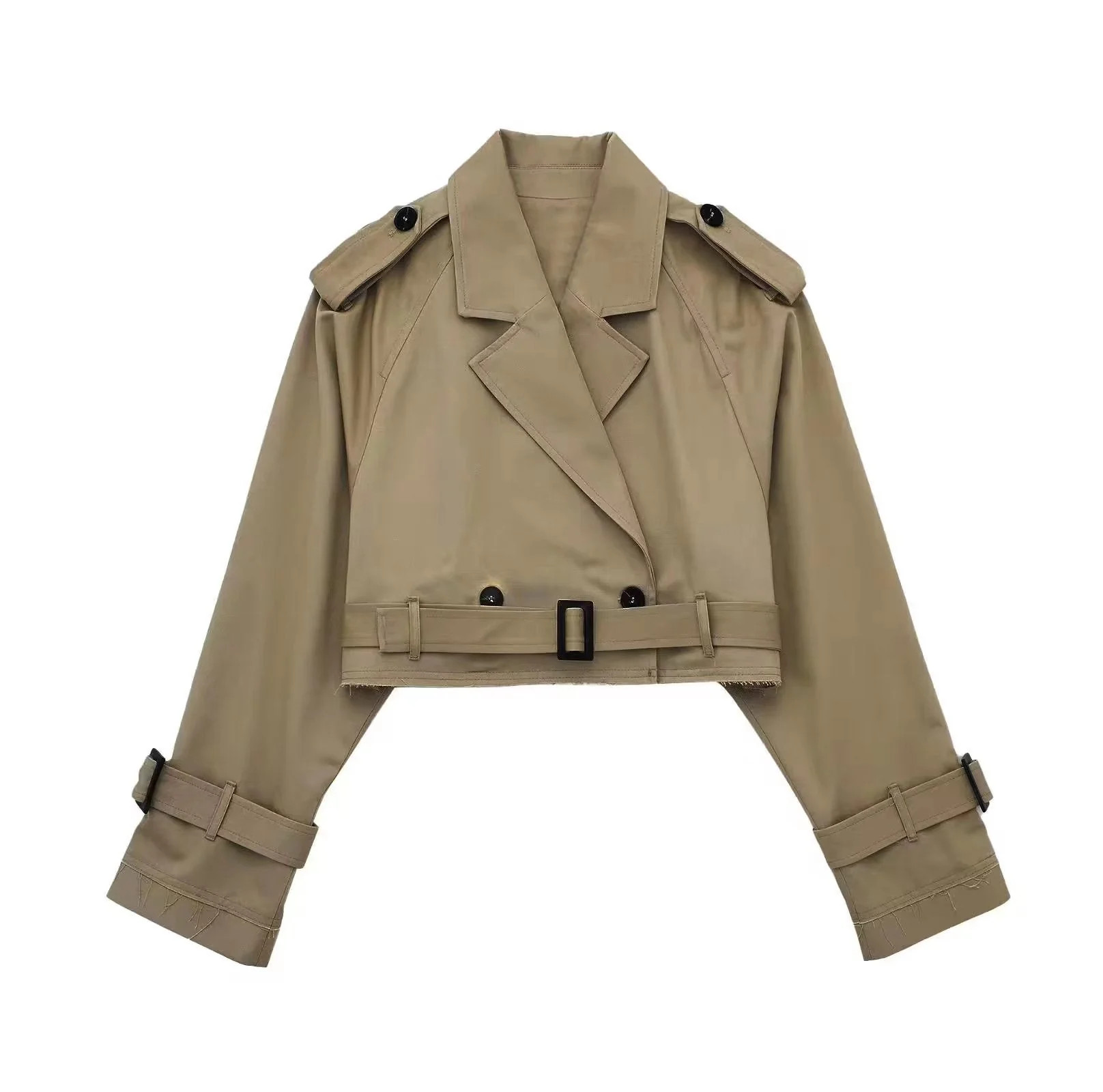 Stephanie | Eleganter Kurzer Trenchcoat - Image 6