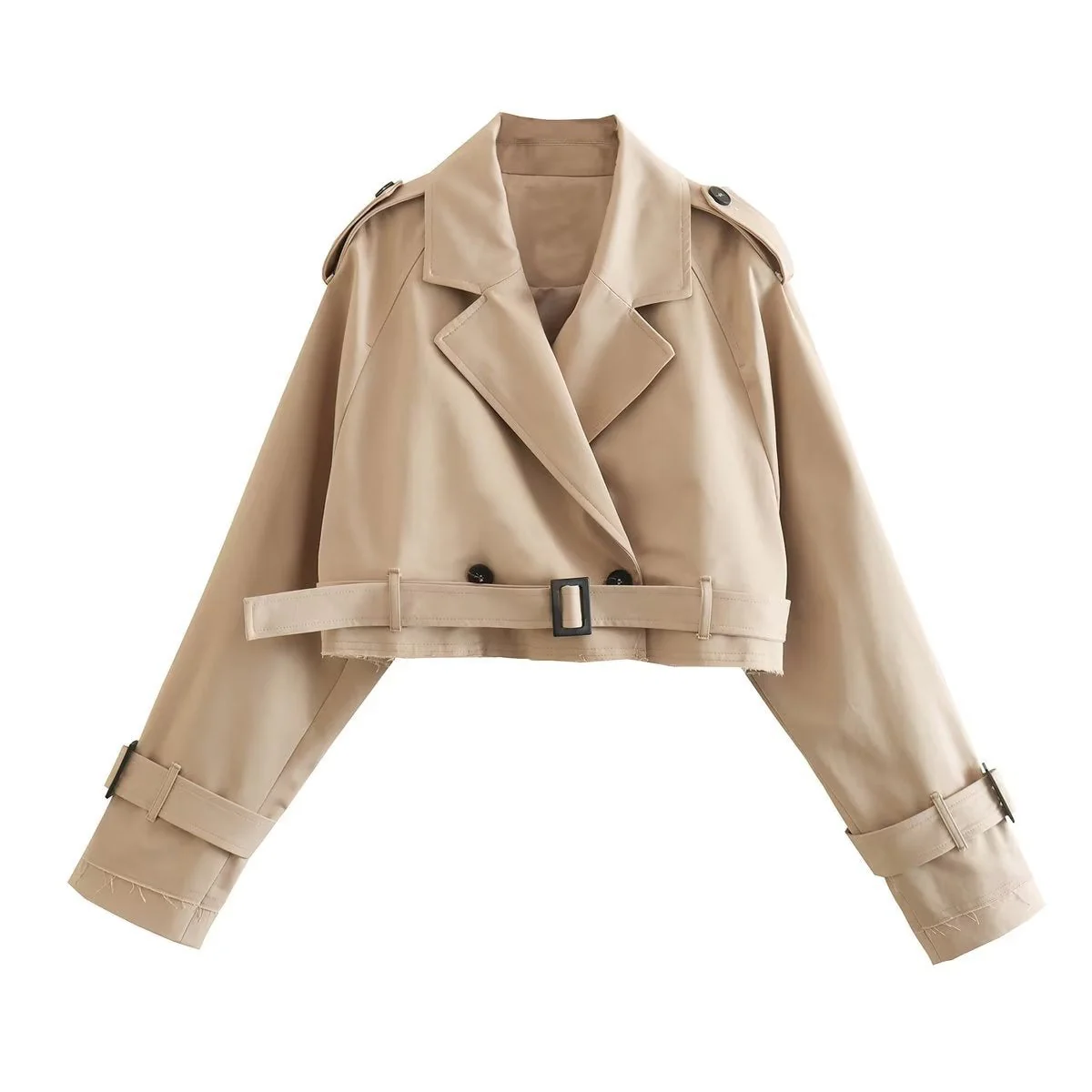 Stephanie | Eleganter Kurzer Trenchcoat - Image 7