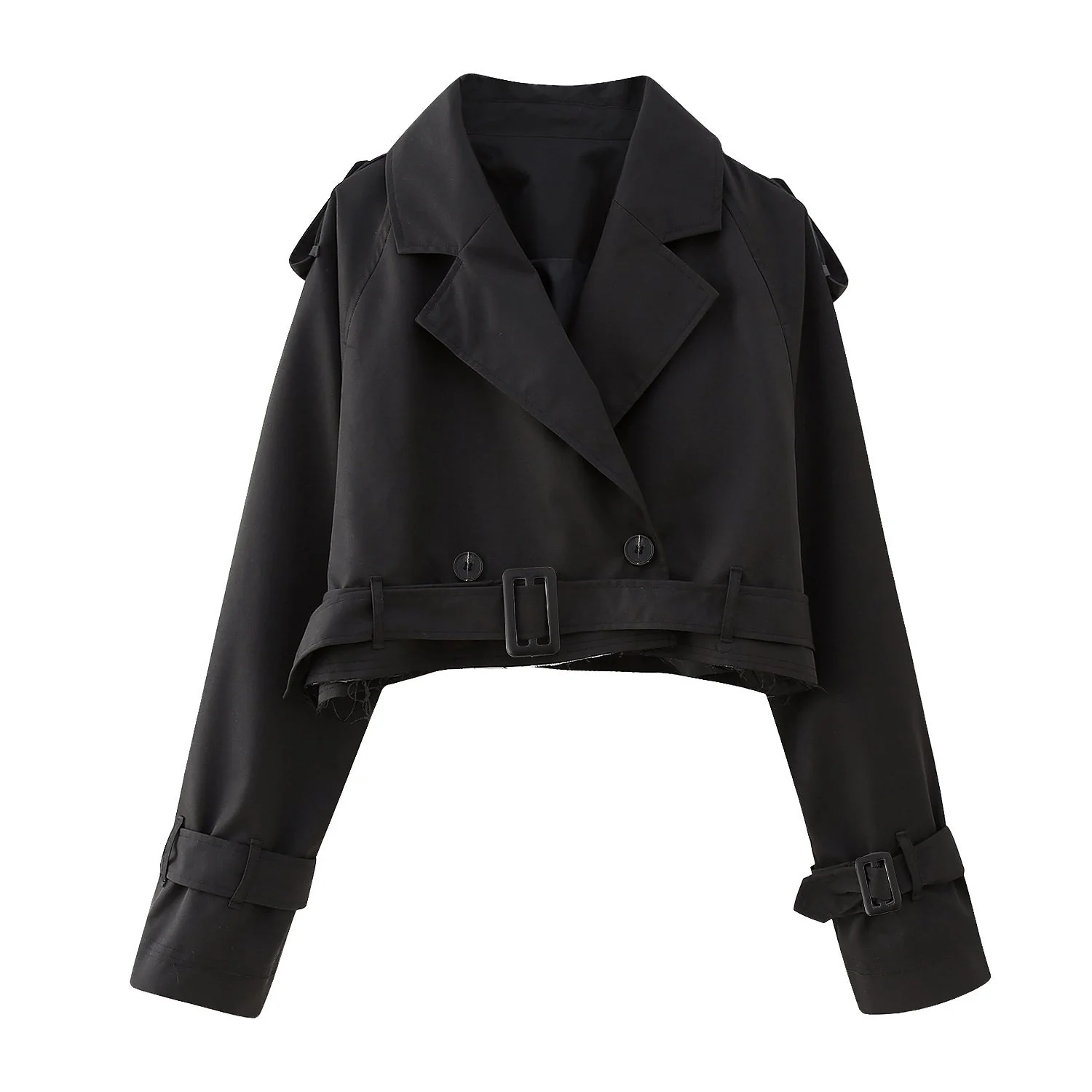 Stephanie | Eleganter Kurzer Trenchcoat - Image 9