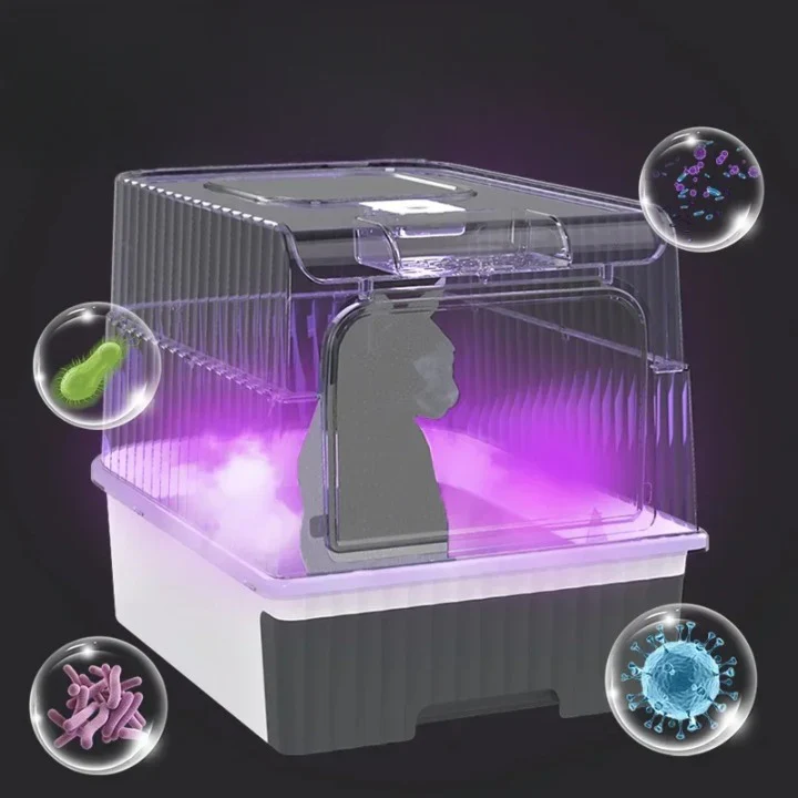 SteriPaw Haven – Selbstreinigendes Katzenklo mit automatischer Sterilisation für Zuhause - Image 2